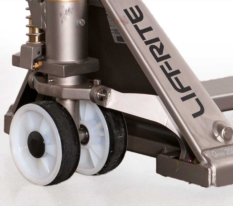 Stainless pallet jack, pallet truck grease fittings